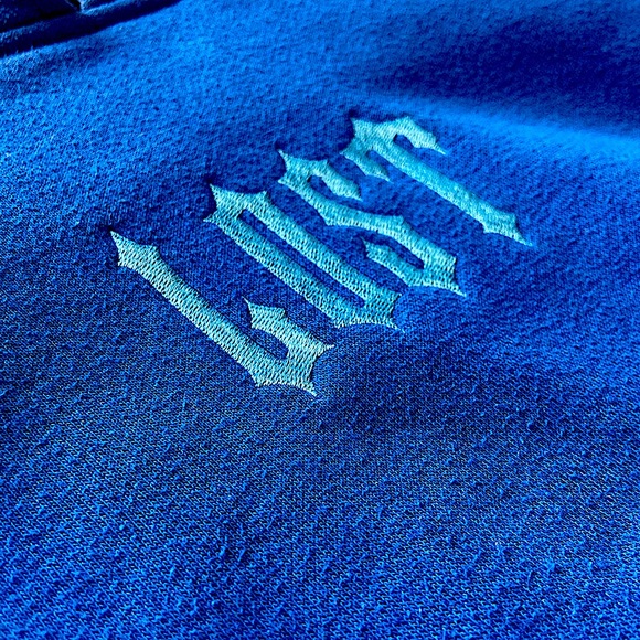 Unique Blue Hoodie - Picture 1 of 4